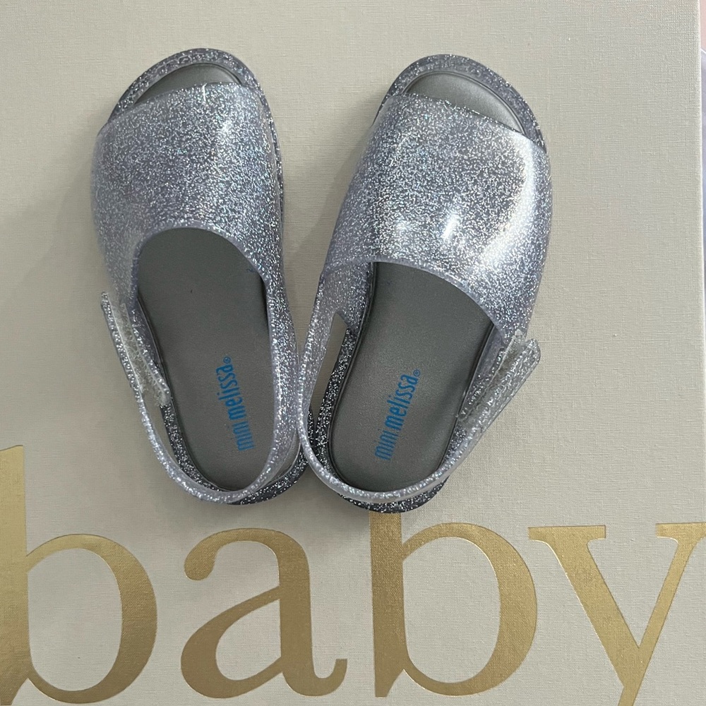 Mini Melissa gel sandals
